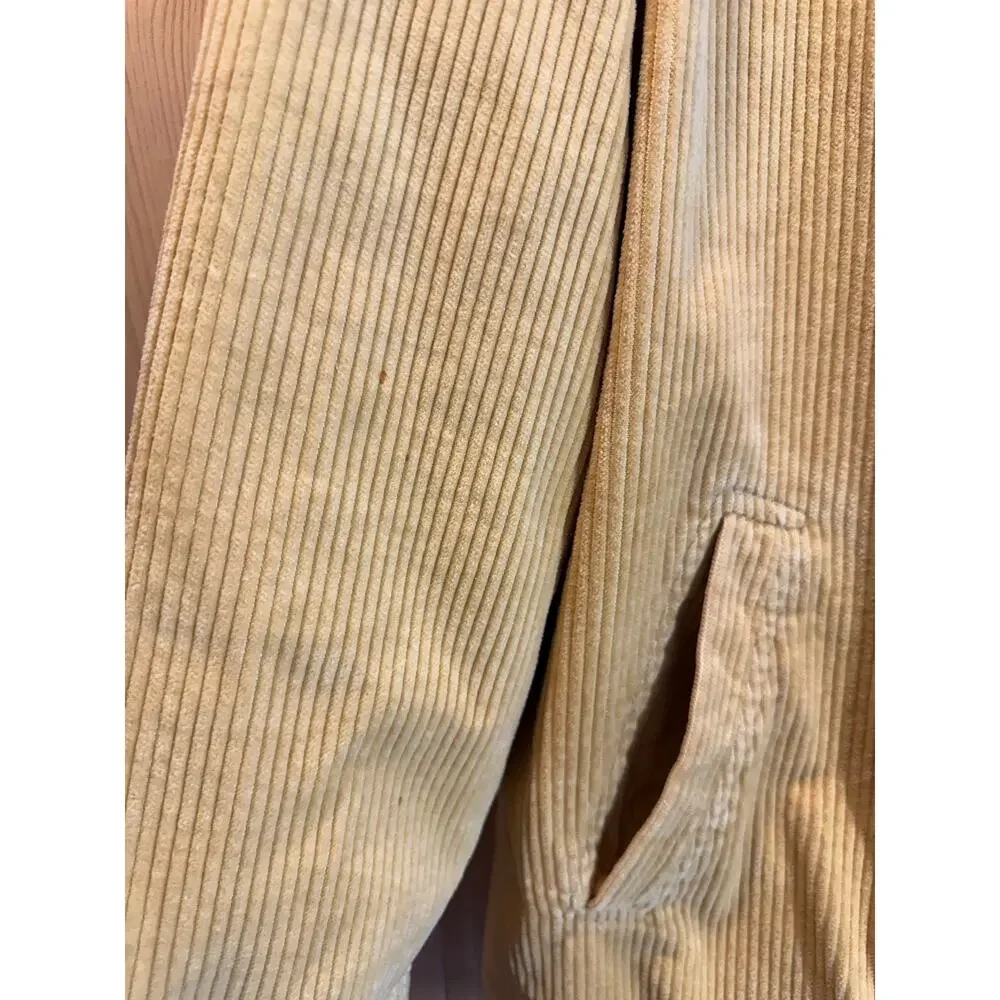 Vtg American Eagle Outfitters Heavyweight Corduroy Sherpa Lined Peacoat